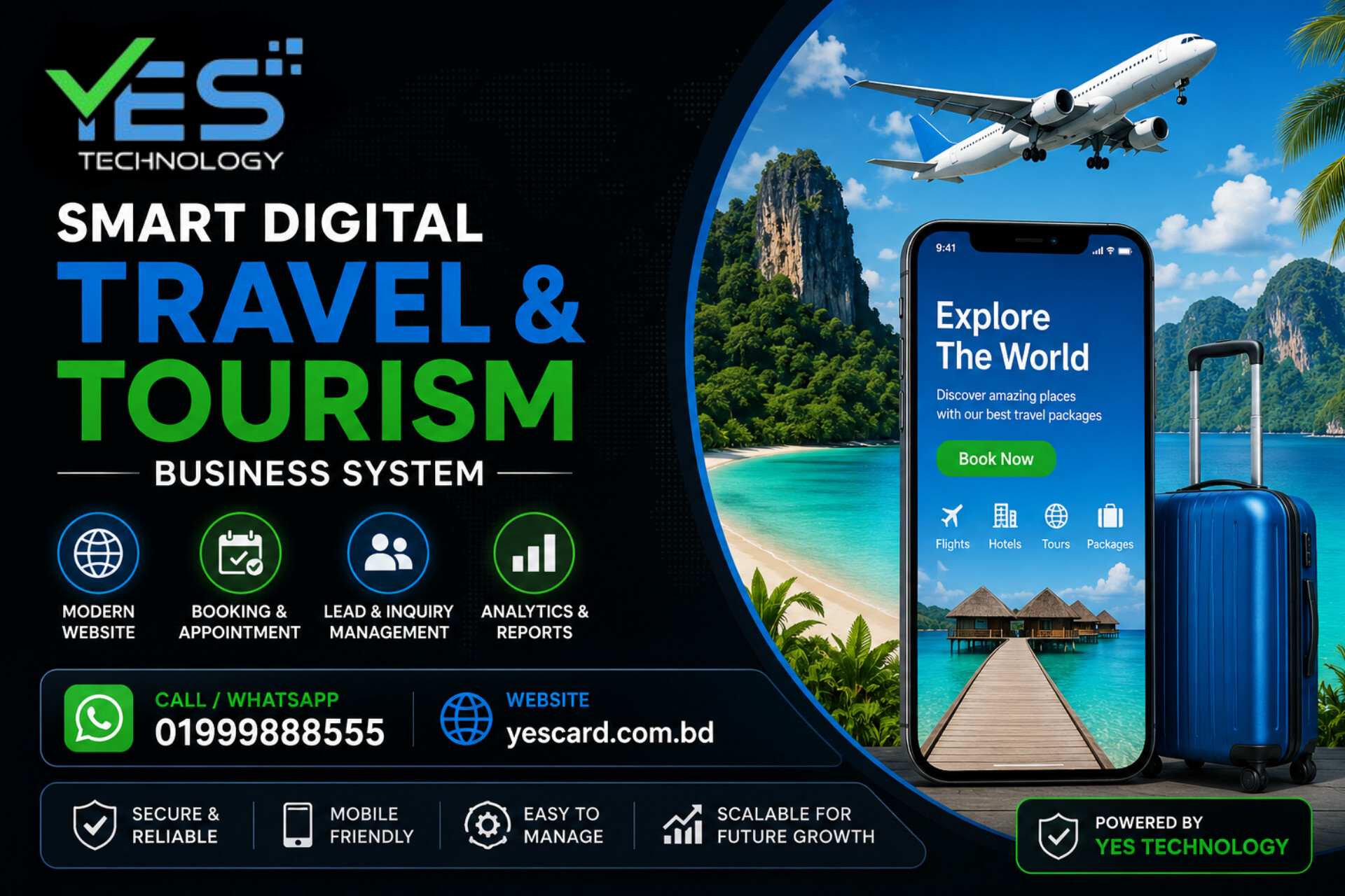 Smart Digital Business System for Travel & Tourism Business